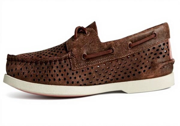 Sperry Top-Sider Chaussure Bateau Homme Cuir Miel
