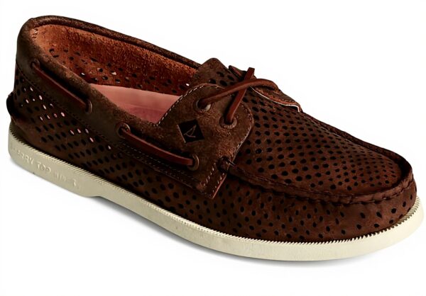 Sperry Top-Sider Chaussure Bateau Homme Cuir Miel