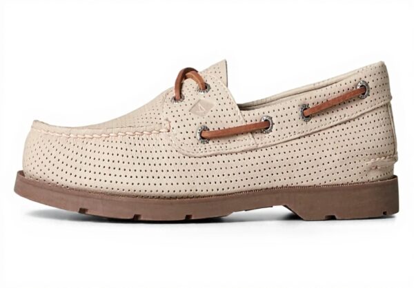 Sperry Top-Sider Leeward Chaussure Bateau Homme Ecru