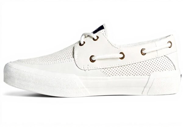Chaussure Bateau Homme Sperry Top-Sider Soletide Cuir Blanc