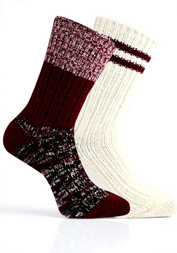 Chaussettes Sperry Femme Laine Confort Boot Crew 2 Paires