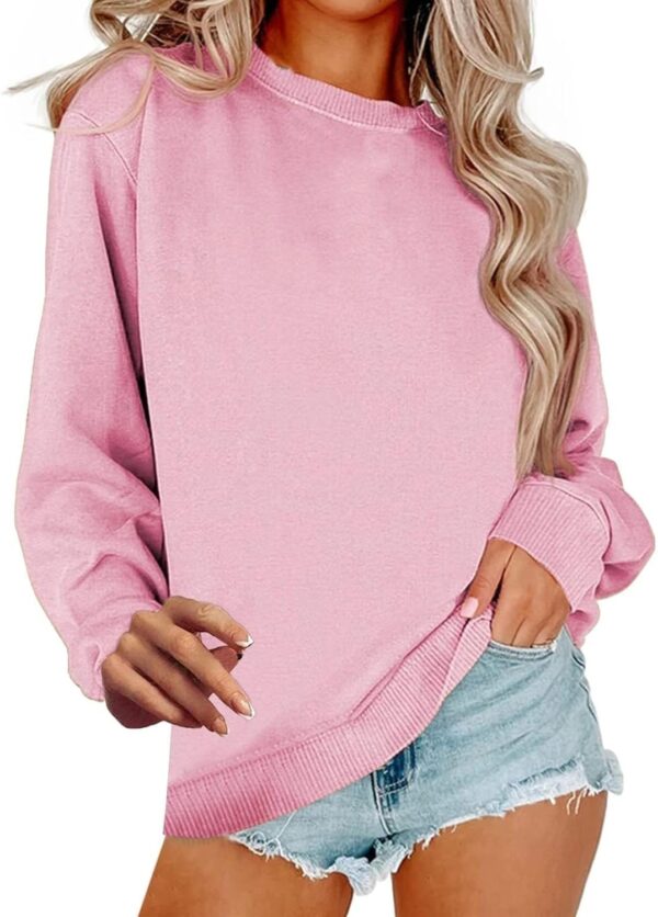 Pull femme Hilfiger coton élégant confortable rose XL-0