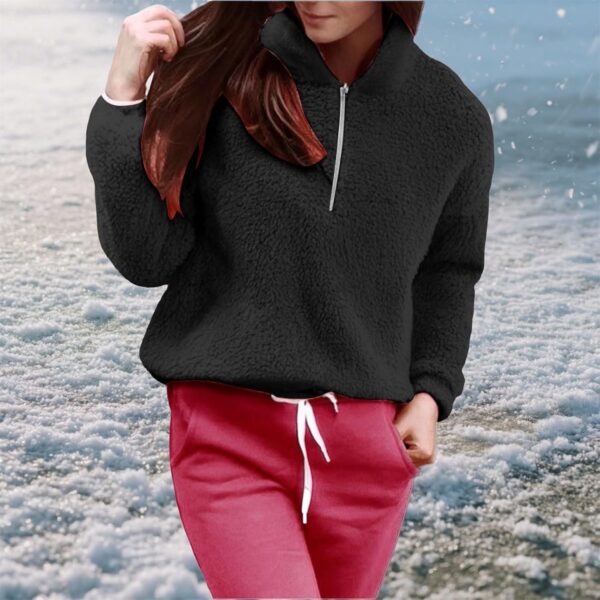 Sweat à capuche femme Generisch surdimensionné confortable-1