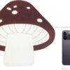 Sac bandoulière champignon Tudi Frudi cuir pleine fleur-5