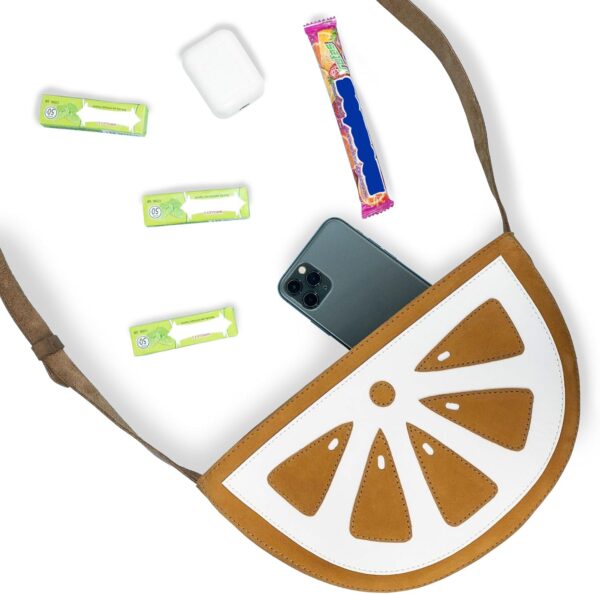 Sac à bandoulière citron Tudi Frudi cuir pleine fleur fait-1