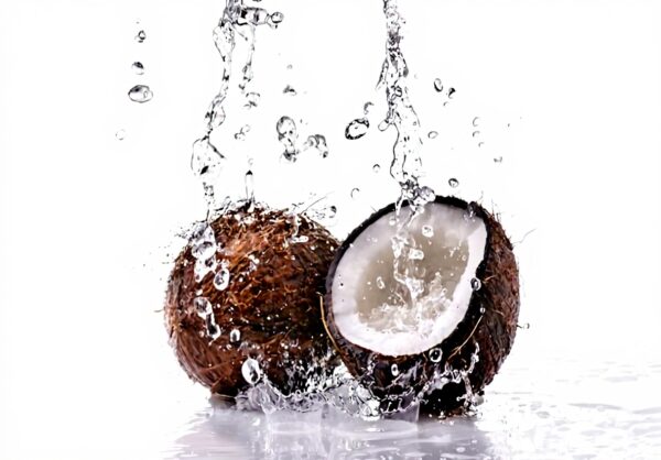 Tableau verre acrylique Tulup marron coco eau sans cadre