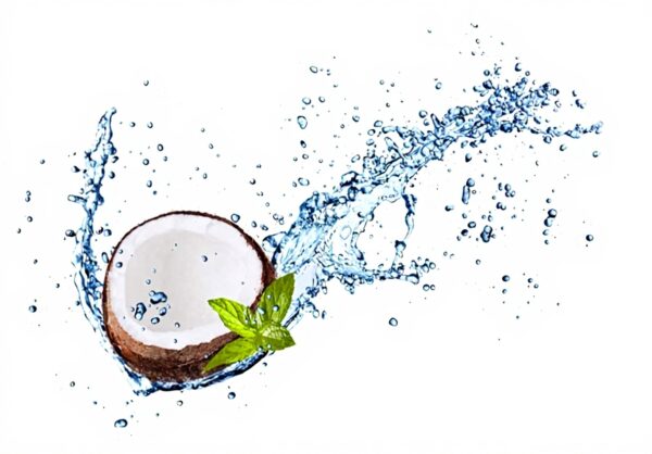 Tableau verre acrylique Tulup marron coco eau decoration