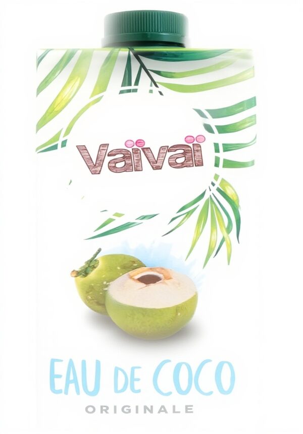 Eau de coco Vaïvaï sans sucres ajoutés 1L végétalien