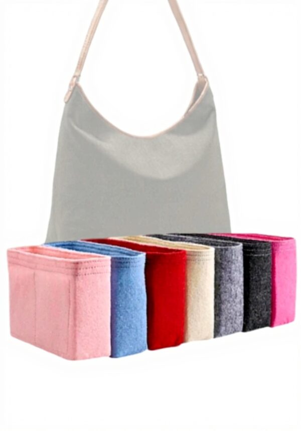 Organiseur de sac Xoppia feutre léger pour femme noir