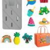Accessoires sac plage Zankie 10 pièces PVC design unique