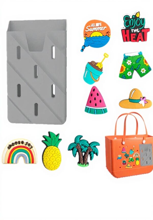 Accessoires sac plage Zankie 10 pièces PVC design unique